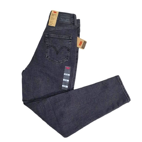 new Levi's HIGH - WAISTED TAPER  WOMEN'S JEANS size 27 - Picture 4 of 11